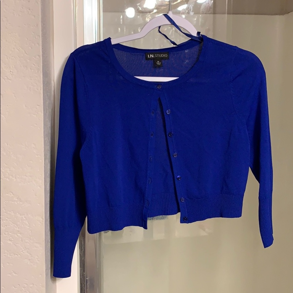 Blue Cardigan